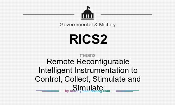 What does RICS2 mean? It stands for Remote Reconfigurable Intelligent Instrumentation to Control, Collect, Stimulate and Simulate