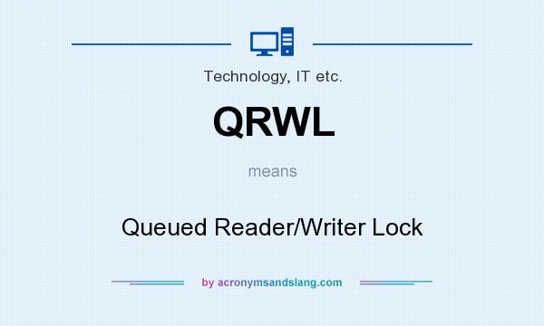 What does QRWL mean? It stands for Queued Reader/Writer Lock