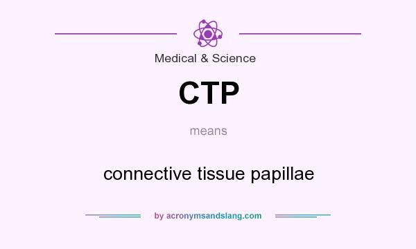 What does CTP mean? It stands for connective tissue papillae