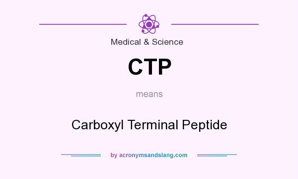 What does CTP mean? It stands for Carboxyl Terminal Peptide