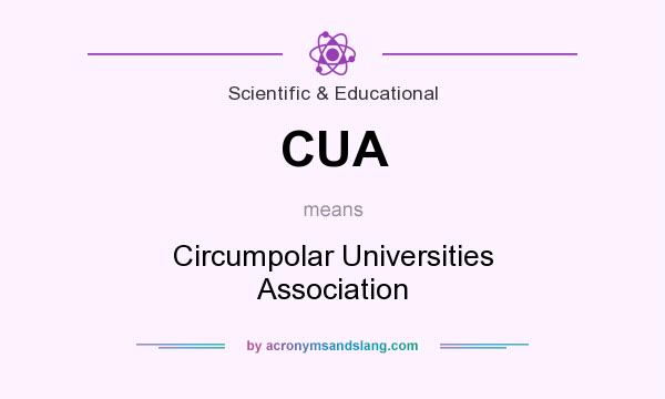What does CUA mean? It stands for Circumpolar Universities Association