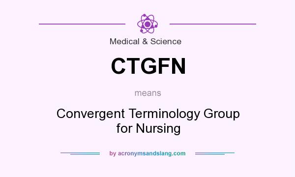 What does CTGFN mean? It stands for Convergent Terminology Group for Nursing