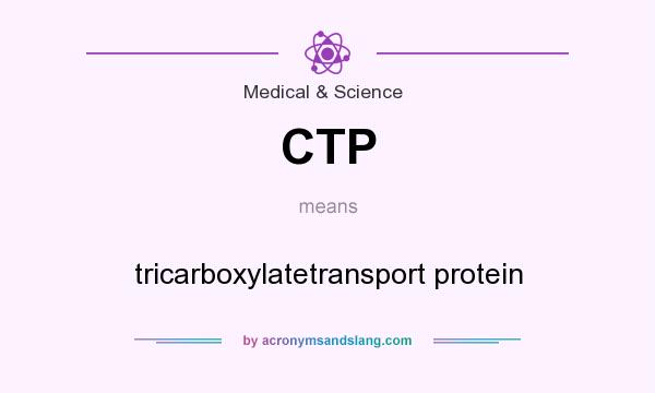 What does CTP mean? It stands for tricarboxylatetransport protein