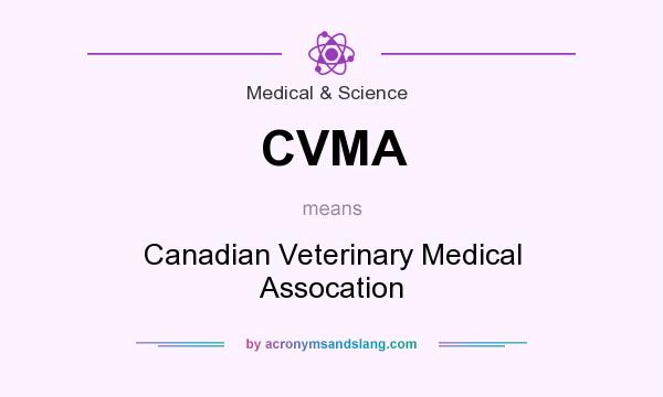 What does CVMA mean? It stands for Canadian Veterinary Medical Assocation