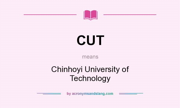 What does CUT mean? It stands for Chinhoyi University of Technology