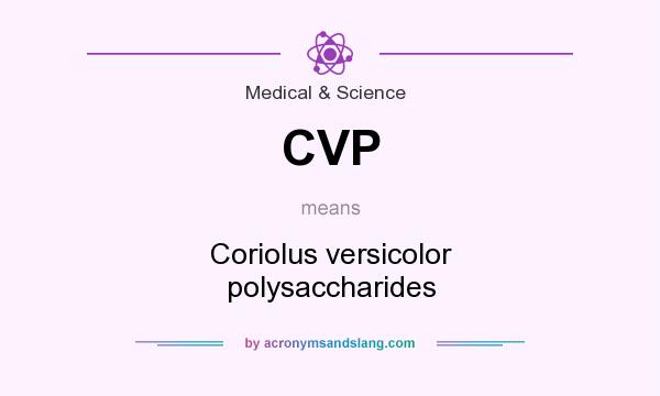 What does CVP mean? It stands for Coriolus versicolor polysaccharides