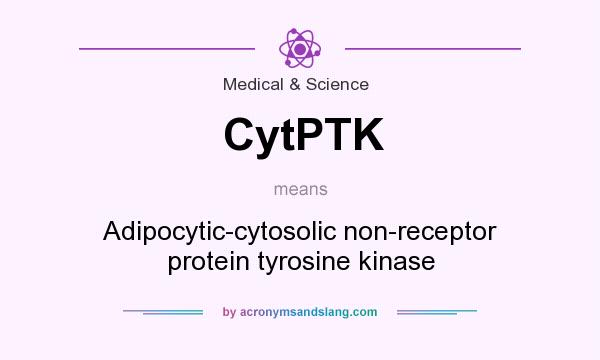 What does CytPTK mean? It stands for Adipocytic-cytosolic non-receptor protein tyrosine kinase