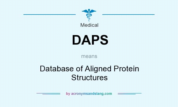 What does DAPS mean? It stands for Database of Aligned Protein Structures