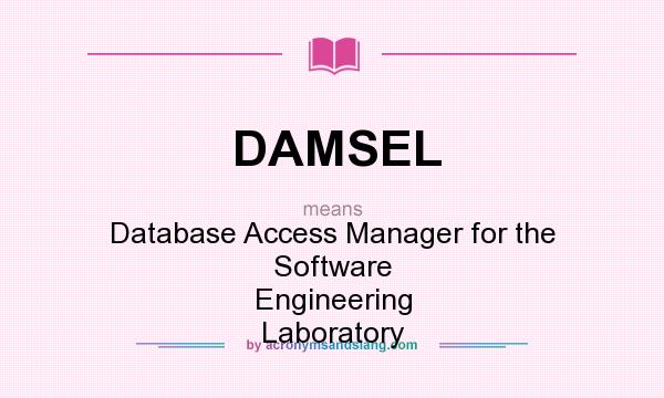 What does DAMSEL mean? It stands for Database Access Manager for the Software Engineering Laboratory