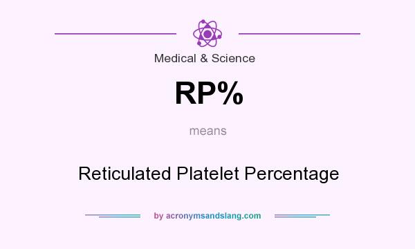 What does RP% mean? It stands for Reticulated Platelet Percentage