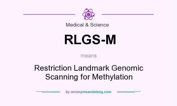 What does RLGS-M mean? It stands for Restriction Landmark Genomic Scanning for Methylation