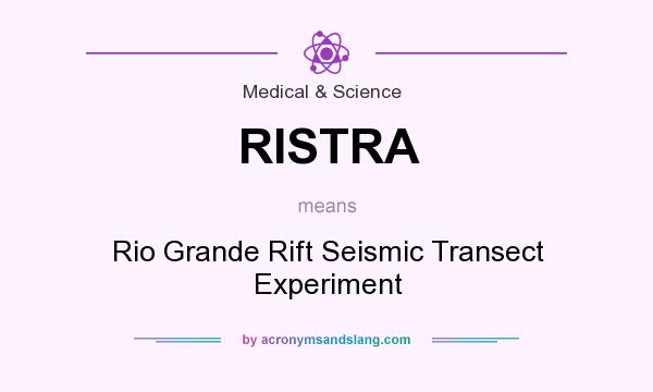 What does RISTRA mean? It stands for Rio Grande Rift Seismic Transect Experiment