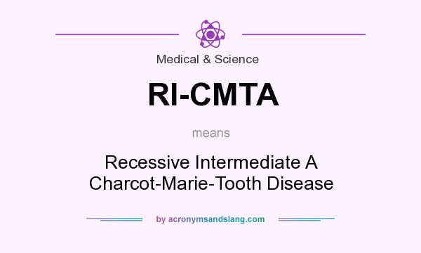 What does RI-CMTA mean? It stands for Recessive Intermediate A Charcot-Marie-Tooth Disease