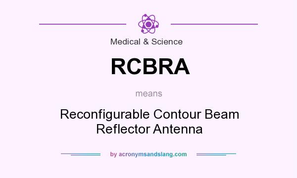 What does RCBRA mean? It stands for Reconfigurable Contour Beam Reflector Antenna