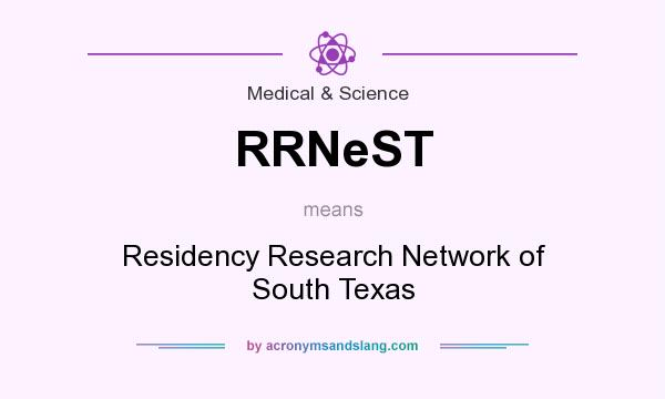 What does RRNeST mean? It stands for Residency Research Network of South Texas