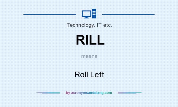 What does RILL mean? It stands for Roll Left