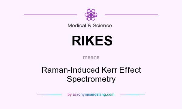 What does RIKES mean? It stands for Raman-Induced Kerr Effect Spectrometry
