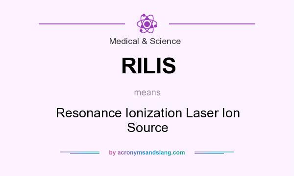What does RILIS mean? It stands for Resonance Ionization Laser Ion Source