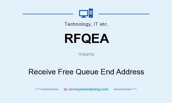 What does RFQEA mean? It stands for Receive Free Queue End Address