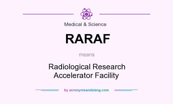 What does RARAF mean? It stands for Radiological Research Accelerator Facility