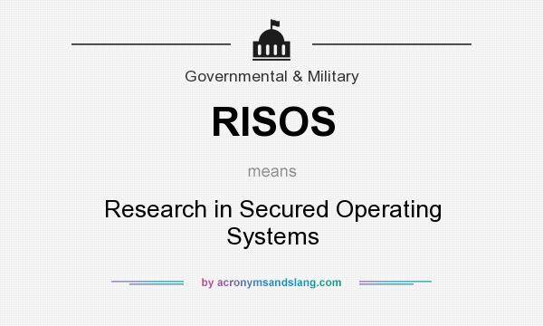 What does RISOS mean? It stands for Research in Secured Operating Systems
