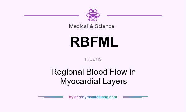What does RBFML mean? It stands for Regional Blood Flow in Myocardial Layers