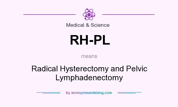 What does RH-PL mean? It stands for Radical Hysterectomy and Pelvic Lymphadenectomy