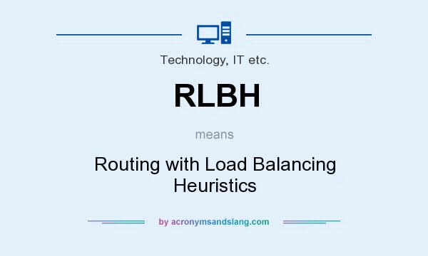 What does RLBH mean? It stands for Routing with Load Balancing Heuristics