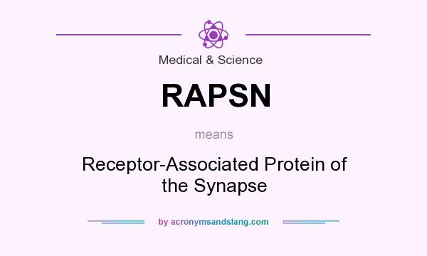 What does RAPSN mean? It stands for Receptor-Associated Protein of the Synapse