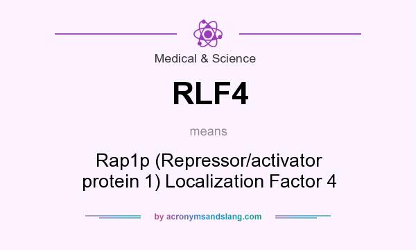 What does RLF4 mean? It stands for Rap1p (Repressor/activator protein 1) Localization Factor 4