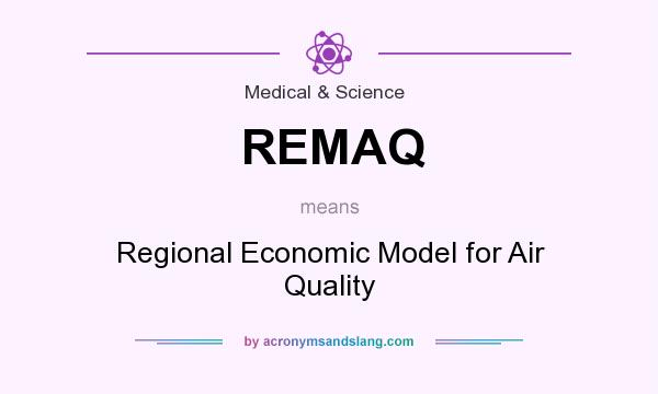 What does REMAQ mean? It stands for Regional Economic Model for Air Quality