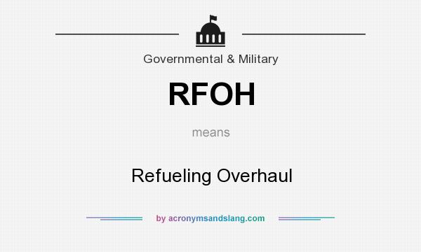 What does RFOH mean? It stands for Refueling Overhaul