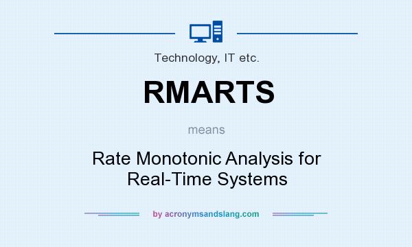 What does RMARTS mean? It stands for Rate Monotonic Analysis for Real-Time Systems