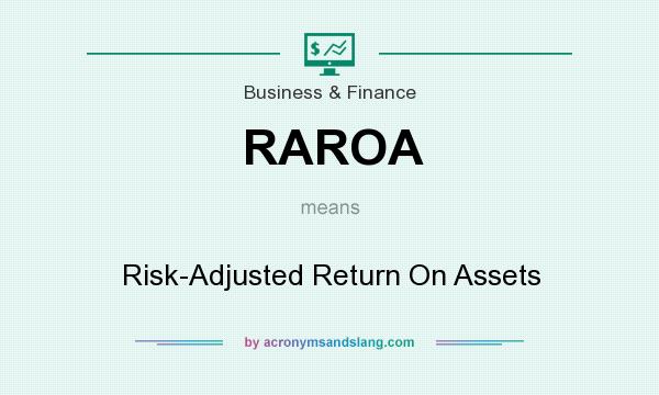 What does RAROA mean? It stands for Risk-Adjusted Return On Assets