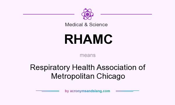 What does RHAMC mean? It stands for Respiratory Health Association of Metropolitan Chicago