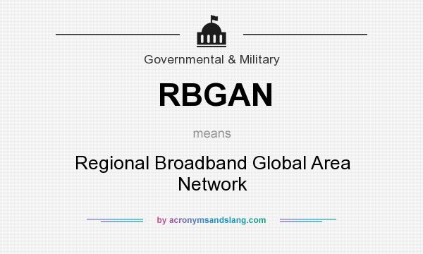 What does RBGAN mean? It stands for Regional Broadband Global Area Network