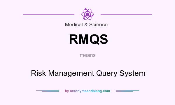 What does RMQS mean? It stands for Risk Management Query System