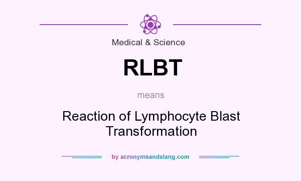 What does RLBT mean? It stands for Reaction of Lymphocyte Blast Transformation