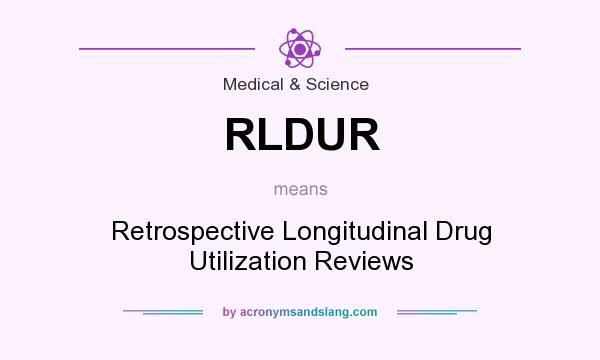 What does RLDUR mean? It stands for Retrospective Longitudinal Drug Utilization Reviews