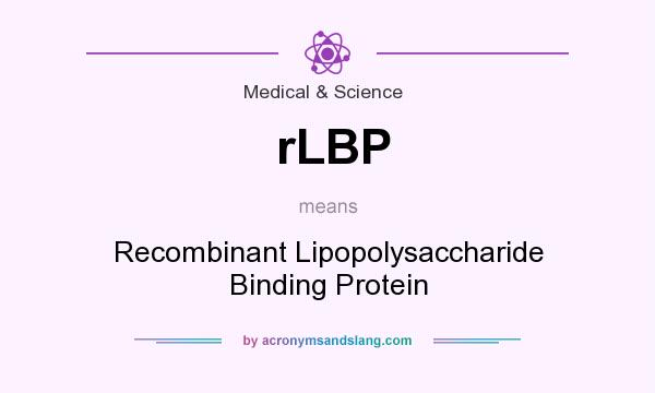What does rLBP mean? It stands for Recombinant Lipopolysaccharide Binding Protein