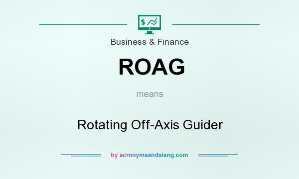 What does ROAG mean? It stands for Rotating Off-Axis Guider