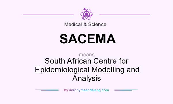 What does SACEMA mean? It stands for South African Centre for Epidemiological Modelling and Analysis