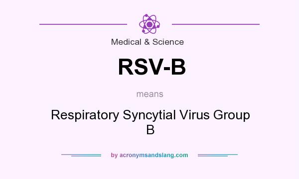 What does RSV-B mean? It stands for Respiratory Syncytial Virus Group B