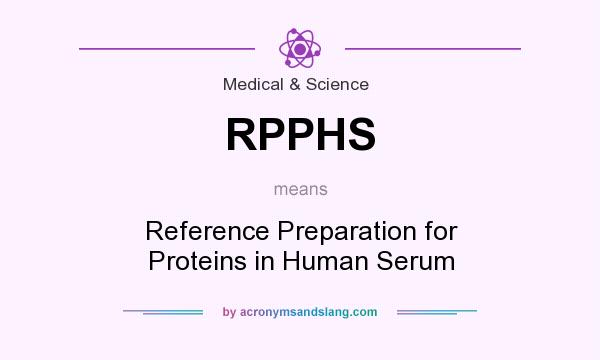 What does RPPHS mean? It stands for Reference Preparation for Proteins in Human Serum