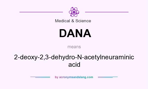 What does DANA mean? It stands for 2-deoxy-2,3-dehydro-N-acetylneuraminic acid