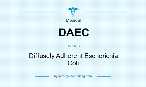 What does DAEC mean? It stands for Diffusely Adherent Escherichia Coli