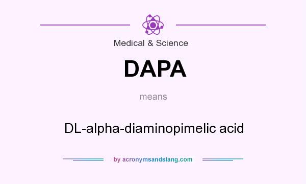 What does DAPA mean? It stands for DL-alpha-diaminopimelic acid