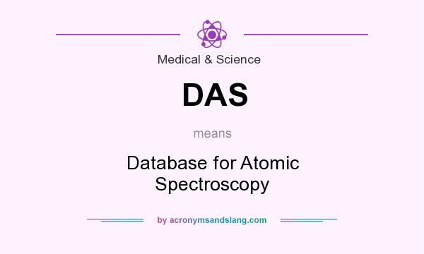 What does DAS mean? It stands for Database for Atomic Spectroscopy
