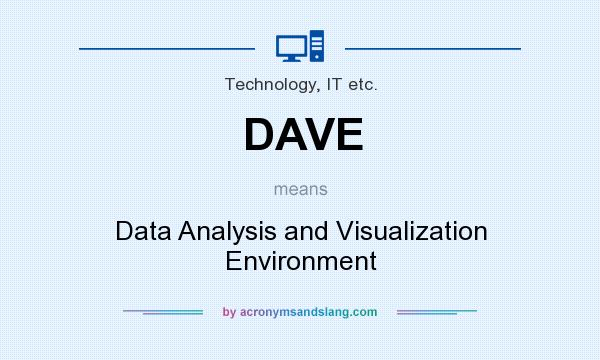 What does DAVE mean? It stands for Data Analysis and Visualization Environment