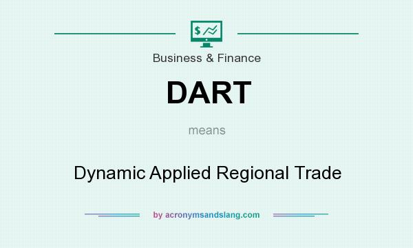 What does DART mean? It stands for Dynamic Applied Regional Trade